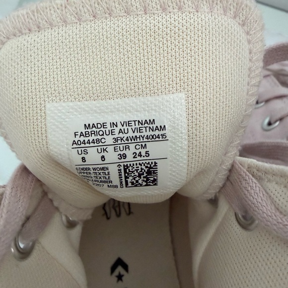 Converse Chuck Taylor Lugged Lug Sole Sherpa Hi Top Pink Sneaker Shoe -Size 8 - Picture 5 of 5